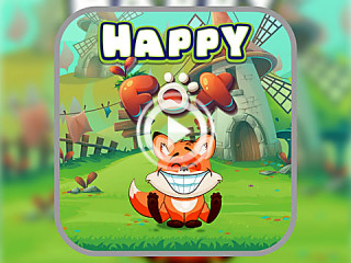 456271 happy fox