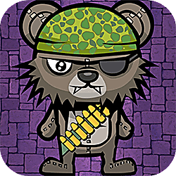 443760 teddy bear zombies machine gun
