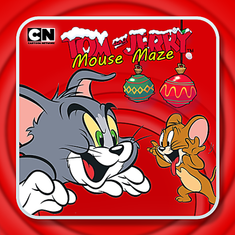 455876 tom jerry mouse maze christmas edition