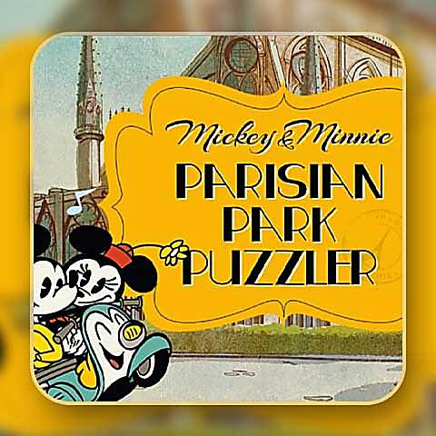 456182 mickey minnie parisian park puzzler 